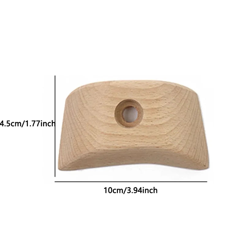 Wood Climbing Point Climbing Training Climbing Holds Rock Wall Climbing Holds Kids and Gyms Variety Screw-On Climbing Hangboard