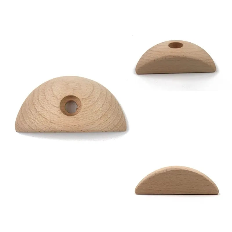 Wood Climbing Point Climbing Training Climbing Holds Rock Wall Climbing Holds Kids and Gyms Variety Screw-On Climbing Hangboard